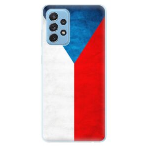 Odolné silikónové puzdro iSaprio - Czech Flag - Samsung Galaxy A72
