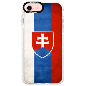 Silikónové púzdro Bumper iSaprio - Slovakia Flag - iPhone 7