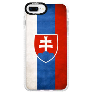 Silikónové púzdro Bumper iSaprio - Slovakia Flag - iPhone 8 Plus