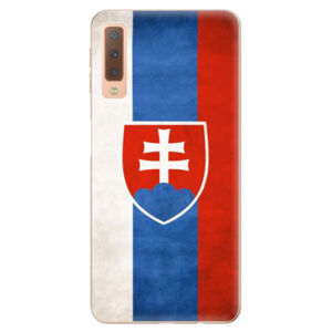 Odolné silikónové puzdro iSaprio - Slovakia Flag - Samsung Galaxy A7 (2018)