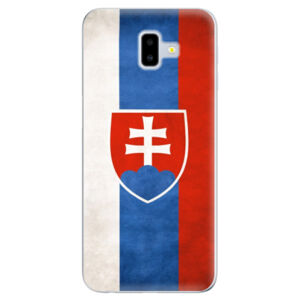 Odolné silikónové puzdro iSaprio - Slovakia Flag - Samsung Galaxy J6+