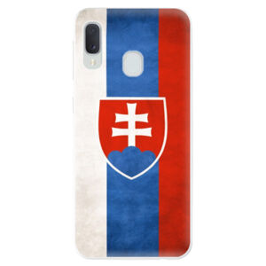 Odolné silikónové puzdro iSaprio - Slovakia Flag - Samsung Galaxy A20e