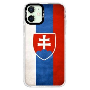 Silikónové puzdro Bumper iSaprio - Slovakia Flag - iPhone 12 mini