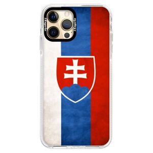 Silikónové puzdro Bumper iSaprio - Slovakia Flag - iPhone 12 Pro Max