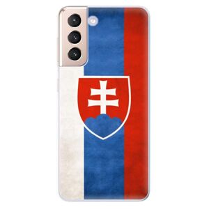 Odolné silikónové puzdro iSaprio - Slovakia Flag - Samsung Galaxy S21