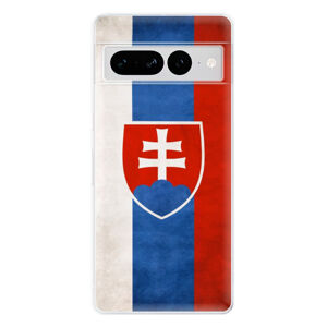 Odolné silikónové puzdro iSaprio - Slovakia Flag - Google Pixel 7 Pro 5G