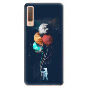 Odolné silikónové puzdro iSaprio - Balloons 02 - Samsung Galaxy A7 (2018)