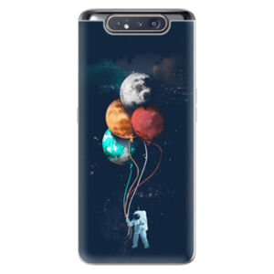 Odolné silikónové puzdro iSaprio - Balloons 02 - Samsung Galaxy A80