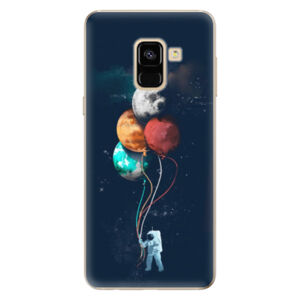 Odolné silikónové puzdro iSaprio - Balloons 02 - Samsung Galaxy A8 2018