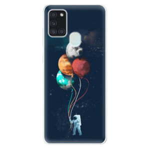 Odolné silikónové puzdro iSaprio - Balloons 02 - Samsung Galaxy A21s