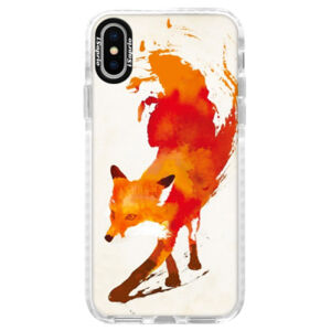 Silikónové púzdro Bumper iSaprio - Fast Fox - iPhone X