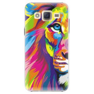Plastové puzdro iSaprio - Rainbow Lion - Samsung Galaxy Core Prime