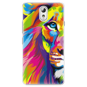Plastové puzdro iSaprio - Rainbow Lion - Lenovo P1m