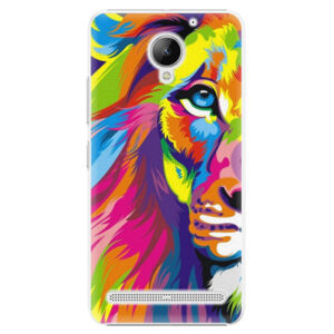 Plastové puzdro iSaprio - Rainbow Lion - Lenovo C2
