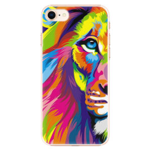 Plastové puzdro iSaprio - Rainbow Lion - iPhone 8