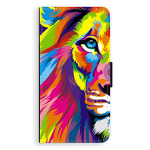 Flipové puzdro iSaprio - Rainbow Lion - iPhone 7 Plus