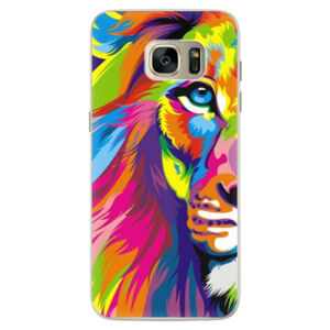 Silikónové puzdro iSaprio - Rainbow Lion - Samsung Galaxy S7