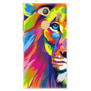 Plastové puzdro iSaprio - Rainbow Lion - Sony Xperia L2