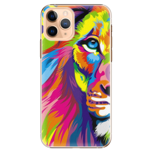 Plastové puzdro iSaprio - Rainbow Lion - iPhone 11 Pro