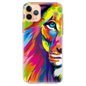 Plastové puzdro iSaprio - Rainbow Lion - iPhone 11 Pro Max