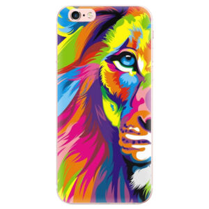 Odolné silikónové puzdro iSaprio - Rainbow Lion - iPhone 6 Plus/6S Plus