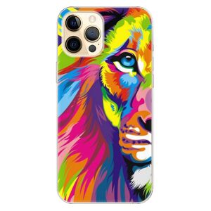 Odolné silikónové puzdro iSaprio - Rainbow Lion - iPhone 12 Pro Max