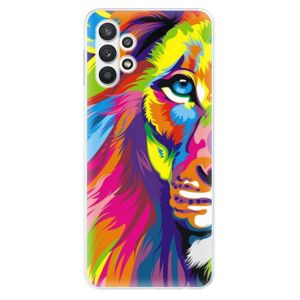 Odolné silikónové puzdro iSaprio - Rainbow Lion - Samsung Galaxy A32 5G