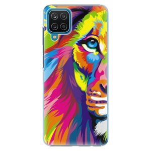 Plastové puzdro iSaprio - Rainbow Lion - Samsung Galaxy A12