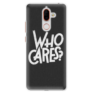 Plastové puzdro iSaprio - Who Cares - Nokia 7 Plus