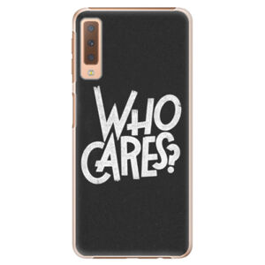 Plastové puzdro iSaprio - Who Cares - Samsung Galaxy A7 (2018)