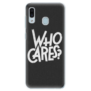 Plastové puzdro iSaprio - Who Cares - Samsung Galaxy A20