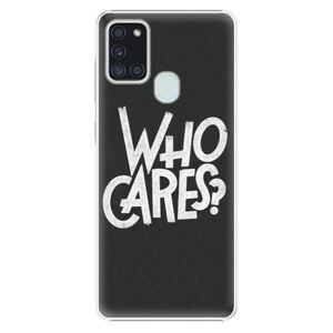 Plastové puzdro iSaprio - Who Cares - Samsung Galaxy A21s