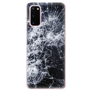Odolné silikónové puzdro iSaprio - Cracked - Samsung Galaxy S20