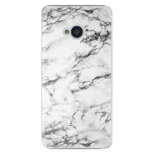 Plastové puzdro iSaprio - White Marble 01 - HTC One M7