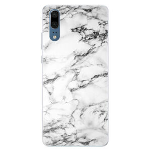 Silikónové puzdro iSaprio - White Marble 01 - Huawei P20