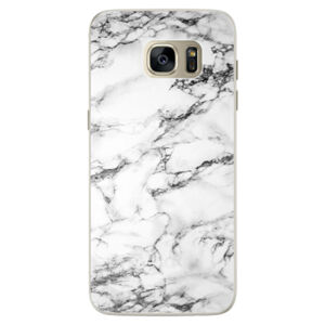 Silikónové puzdro iSaprio - White Marble 01 - Samsung Galaxy S7
