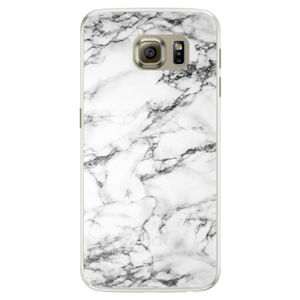 Silikónové puzdro iSaprio - White Marble 01 - Samsung Galaxy S6 Edge
