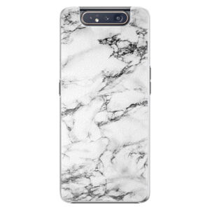 Plastové puzdro iSaprio - White Marble 01 - Samsung Galaxy A80