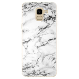 Odolné silikónové puzdro iSaprio - White Marble 01 - Samsung Galaxy J6