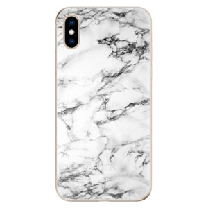 Odolné silikónové puzdro iSaprio - White Marble 01 - iPhone XS