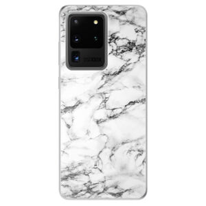 Odolné silikónové puzdro iSaprio - White Marble 01 - Samsung Galaxy S20 Ultra