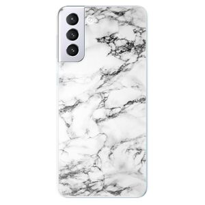 Odolné silikónové puzdro iSaprio - White Marble 01 - Samsung Galaxy S21+