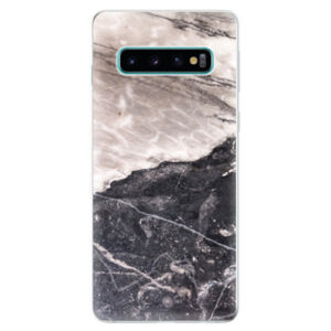 Odolné silikonové pouzdro iSaprio - BW Marble - Samsung Galaxy S10