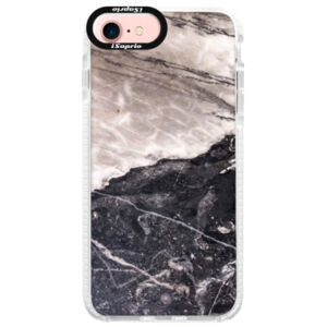Silikónové púzdro Bumper iSaprio - BW Marble - iPhone 7