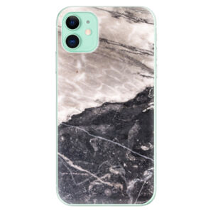Odolné silikónové puzdro iSaprio - BW Marble - iPhone 11