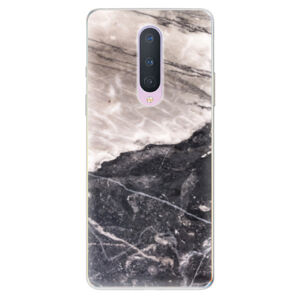 Odolné silikónové puzdro iSaprio - BW Marble - OnePlus 8