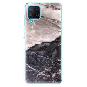Odolné silikónové puzdro iSaprio - BW Marble - Samsung Galaxy M12