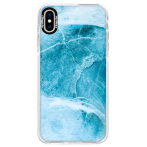 Silikónové púzdro Bumper iSaprio - Blue Marble - iPhone XS Max