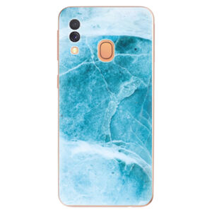 Odolné silikónové puzdro iSaprio - Blue Marble - Samsung Galaxy A40