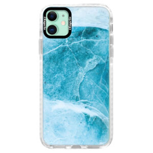 Silikónové puzdro Bumper iSaprio - Blue Marble - iPhone 11